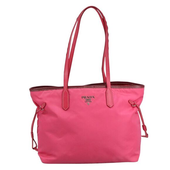 Prada Re-Nylon Pink Synthetic Tote Bag (Pre-Owned) - Picture 1 of 16